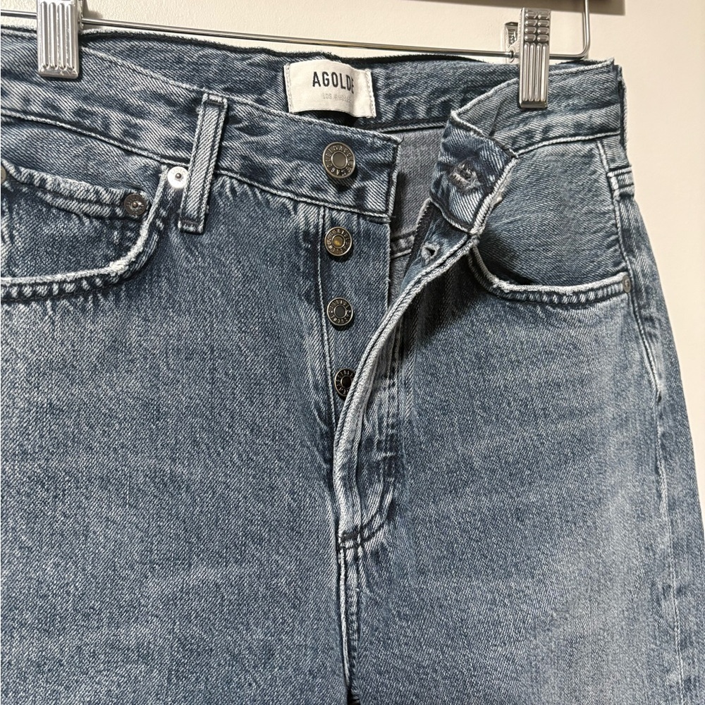 AGOLDE Riley High Rise Straight Crop Jeans - Picture 5 of 13